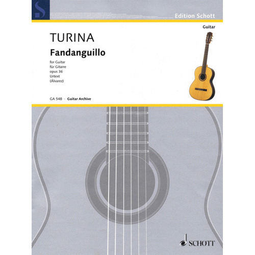 Fandanguillo Op 36 Ed Alvarez Benito Guitar Book