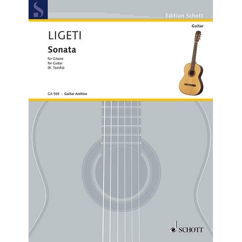 Ligeti - Sonata for Guitar Arranged by Tosidis