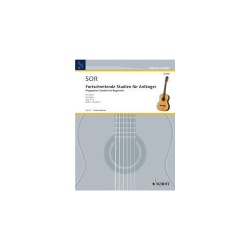24 Progressive Studies Op. 31 Vol. 2 for Guitar by Fernando Sor