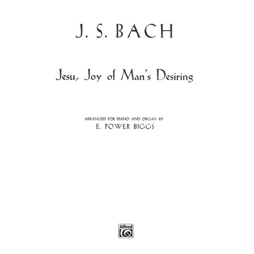 Jesu Joy Of Mans Pa & Org