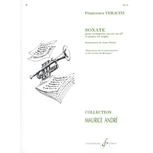 Veracini - Sonata for Trumpet/Piano Arranged by Thilde
