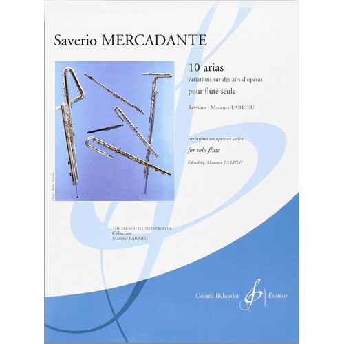 10 Arias Variations Sur Des Airs Doperas Solo Flute (Softcover Book)