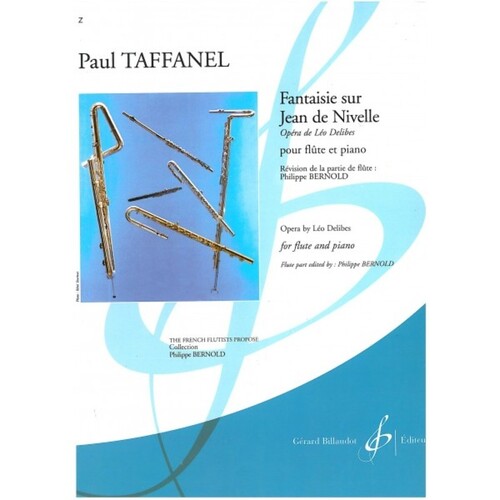 Fantaisie Sur Jean De Neville Flute Piano (Softcover Book)