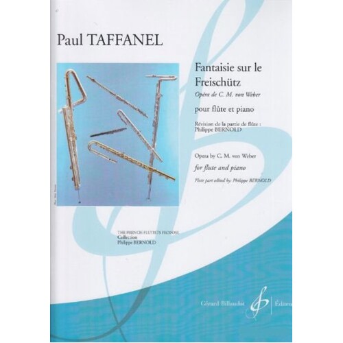 Fantasy On Freischutz Themes Flute Piano Ed Bernold (Softcover Book)