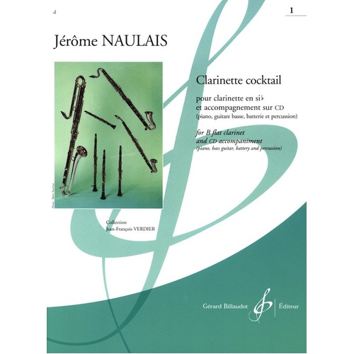 Clarinet Cocktail Vol. 1 BK/CD by Jerome Naulais