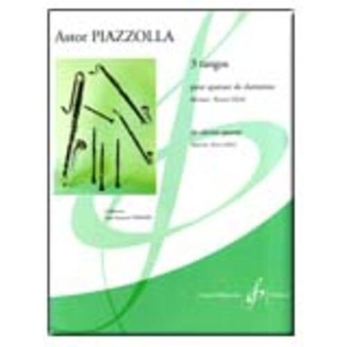Tangos 3 Arr Heau Clarinet Quartet (Softcover Book)