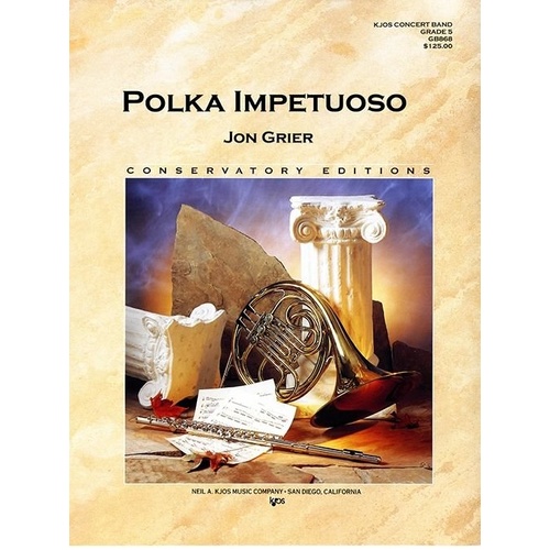 Polka Impetuoso for Band by Neil A. Kjos Music Company, 1 Page