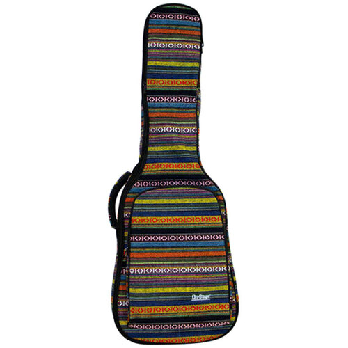 On Stage GBE4770S Striped Electric Guitar Bag with Weather-Resistant Exterior and Foam Padding