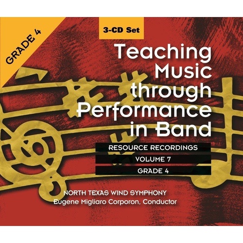 Teaching Music Through Performance in Band CD Volume 7 for Grade 2 & 3