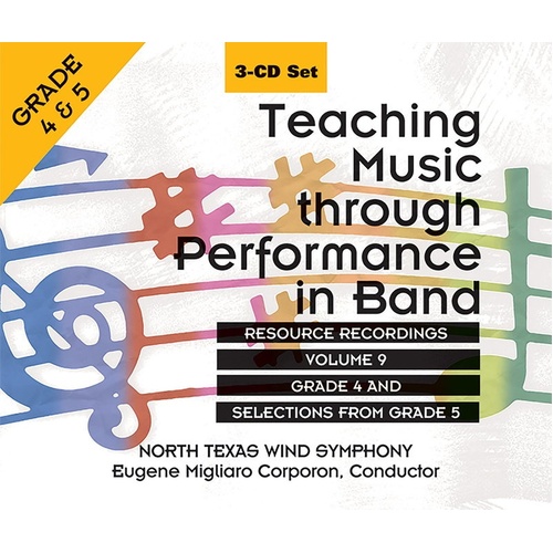 Teaching Music Through Perf Band CD V9 Grade 4 & 5 3-CD Set