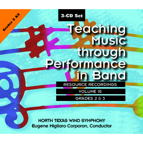 Teaching Music Through Perf Band CD V10 Gr 2 And 3 (3-CD Set) Book