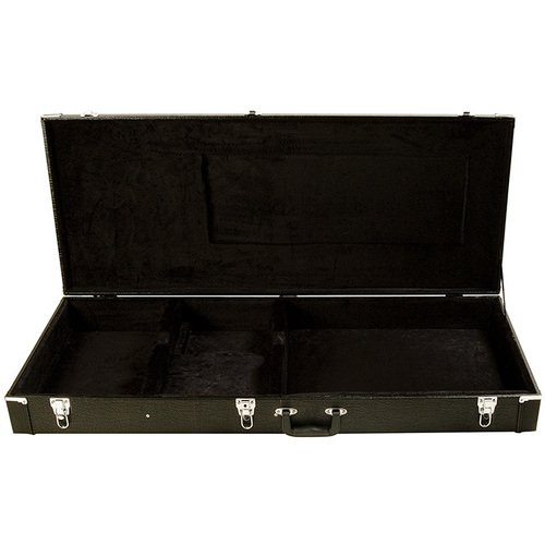 On Stage Oblong V-Style Guitar Hardcase in Black