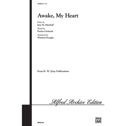 Awake My Heart SATB Choral Sheet Music