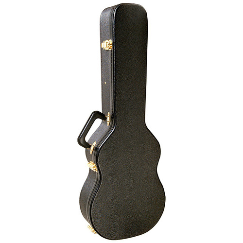 On Stage Baritone Ukulele Hardcase with Plush Lining and Accessories Compartment - Black