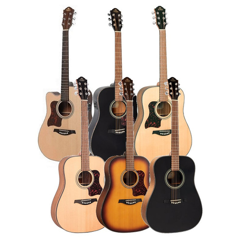 Gilman GD10 Dreadnought Acoustic Guitar with Spruce Top and Black Walnut Back & Sides