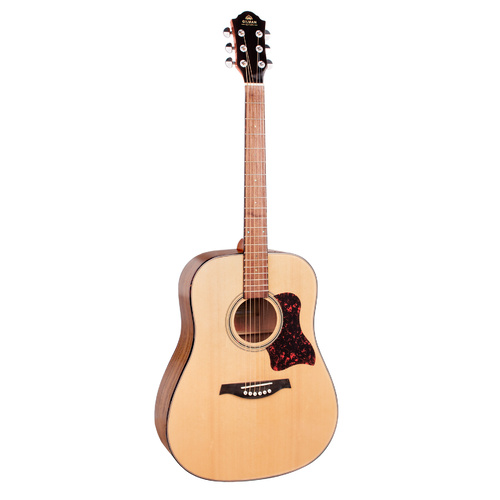 Gilman Dreadnought Acoustic Guitar. Natural Gloss. Spruce top, walnut back and sides.