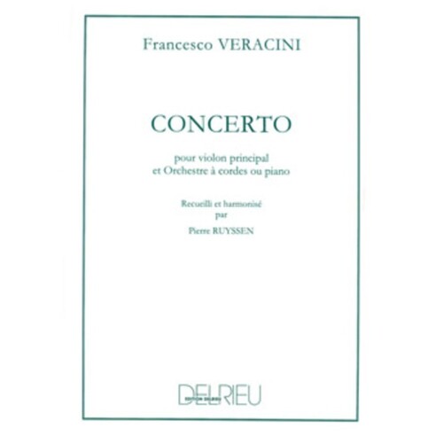 Veracini - Concerto For Violin/Piano (Softcover Book)