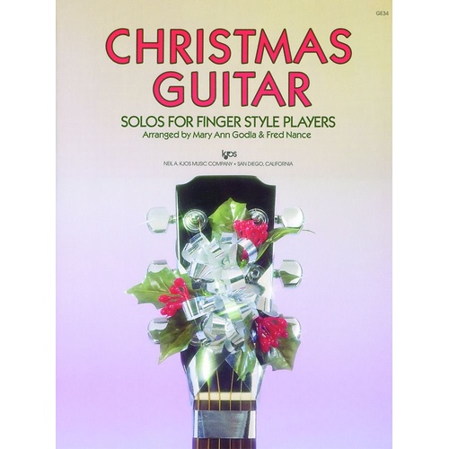 Christmas Guitar Music Book with 32 Pages and 13 Carols - Easy and Advanced Arrangements