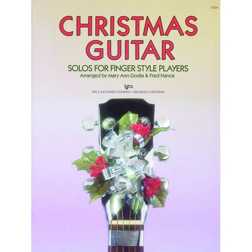 Christmas Guitar Music Book with 32 Pages and 13 Arrangements for Easy and Advanced Levels