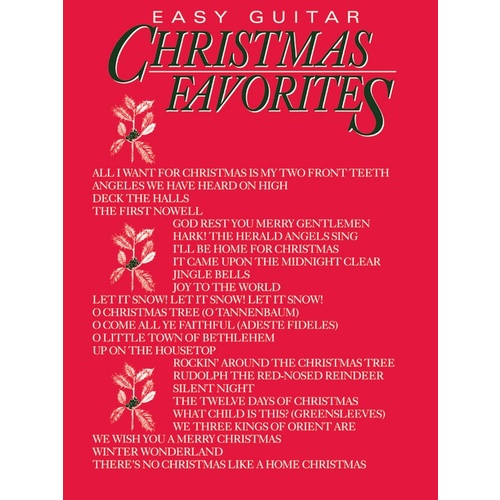 Christmas Favorites For Easy Guitar