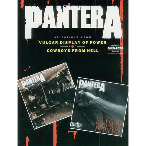 Vulgar Display Of Power / Cowboys From Hell Guitar Book
