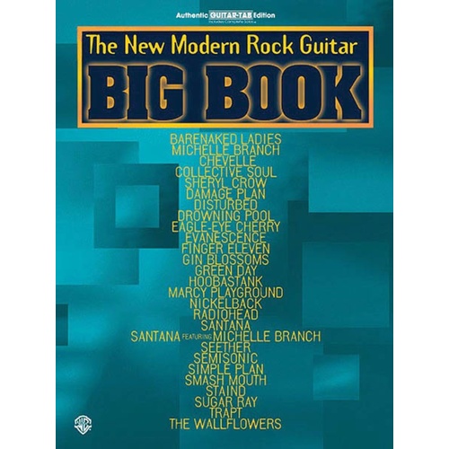 New Modern Rock Guitar Big Book Guitar TAB Book