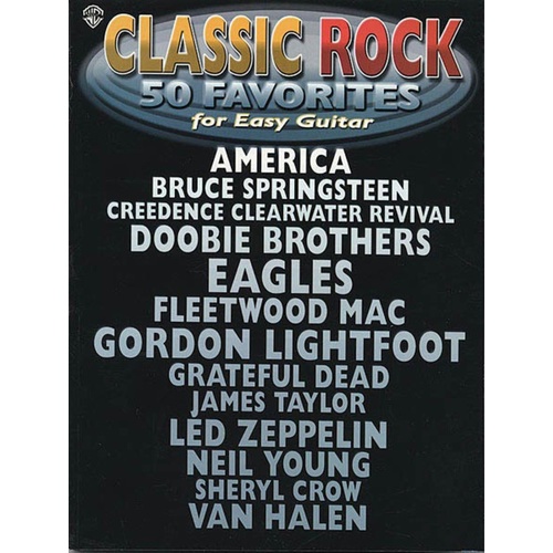 Classic Rock 50 Favorites Easy Guitar TAB Book