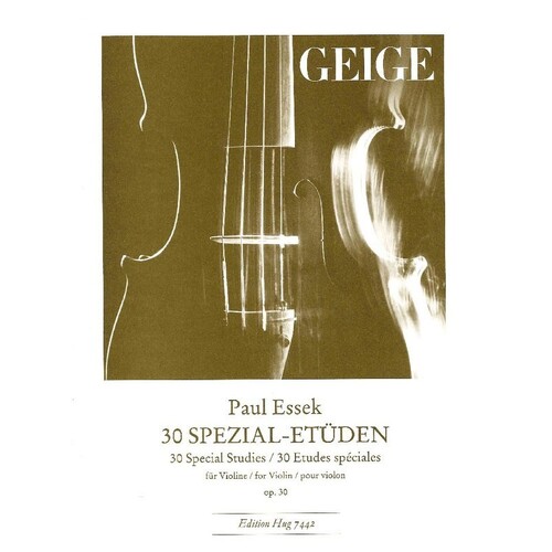 Essek - 30 Special Etudes Op 30 Violin (Softcover Book)