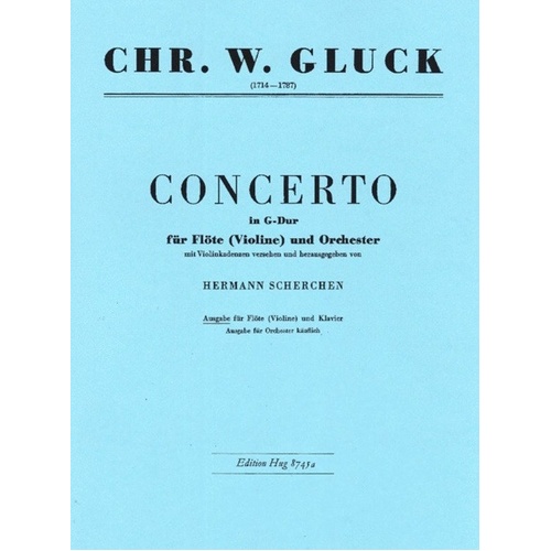 Concerto G Flute and Piano