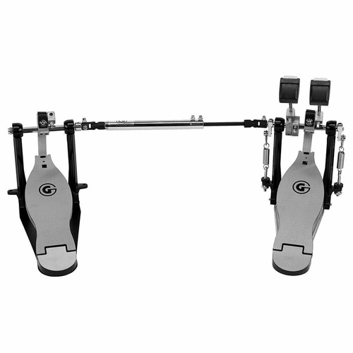 Gibraltar 4000 Series Single Kevlar Strap Drive Double Bass Drum Pedal with G-Stamped Footboards