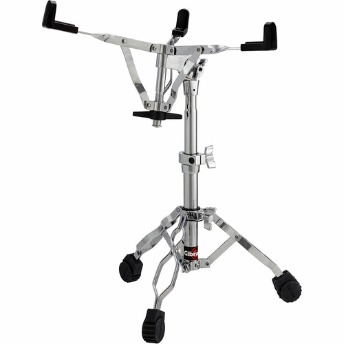 Gibraltar 5700 Series Medium Weight Double Braced Snare Stand 5706, 18" to 25" Height Range, Fits 10" to 15" Drums, Rubber Feet