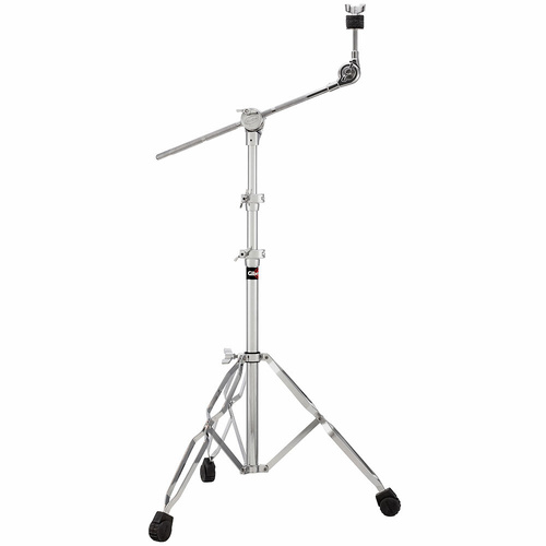 Gibraltar 5700 Series Medium Weight Double Braced Boom Cymbal Stand 5709, Height Range 30" to 61", Dual Point Tilter, Rubber Feet