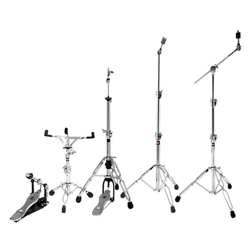 Gibraltar G6 Series Professional Drum Hardware Pack with Double Braced Stands and G Class Fast Touch Foot Board