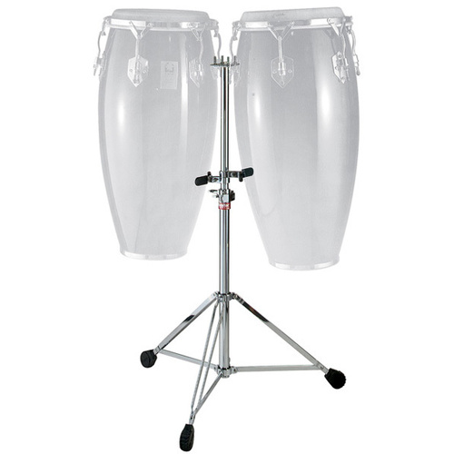 Gibraltar Double Braced Double Conga Stand with L-Bracket Mounting System