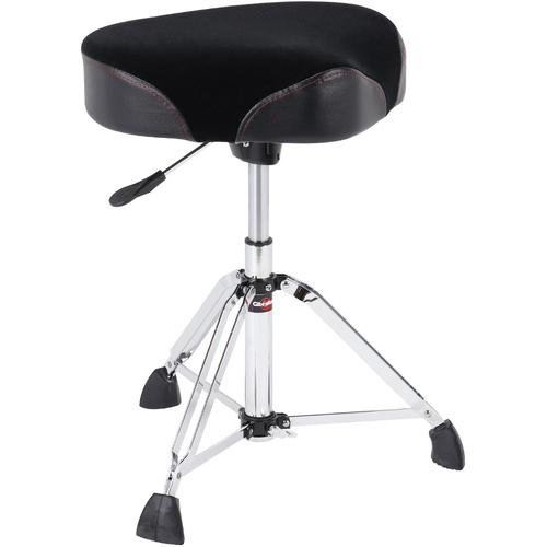 Gibraltar 9600 Series Hydraulic Drum Throne with Cordura Saddle Seat, Height Range 20-26 Inches, Double-Braced Tripod, 129 kg Capacity