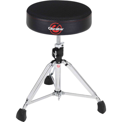 Gibraltar 9808ARW Airtech Web Round Drum Throne with Memory Foam and Adjustable Height