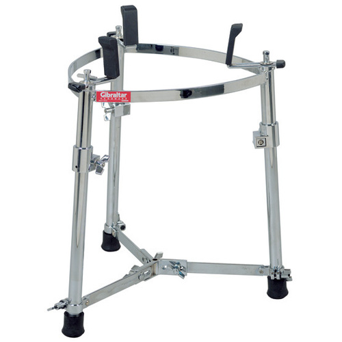 Gibraltar Medium Single Conga Stand - Adjustable Height, Fits 11" & 11.75" Congas, Heavy-Duty Tubular Legs