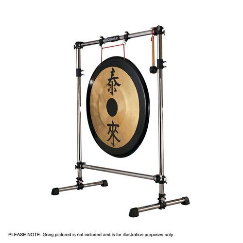 Gibraltar Gong Stand with 1.5" Rack Tubing, Collapsible for Easy Transport