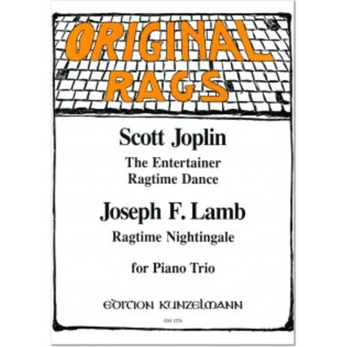 3 Original Rags For Piano Trio (Music Score/Parts) Book