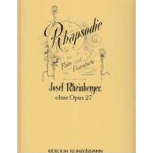 Rhapsody Op 27 B Flute Piano Book