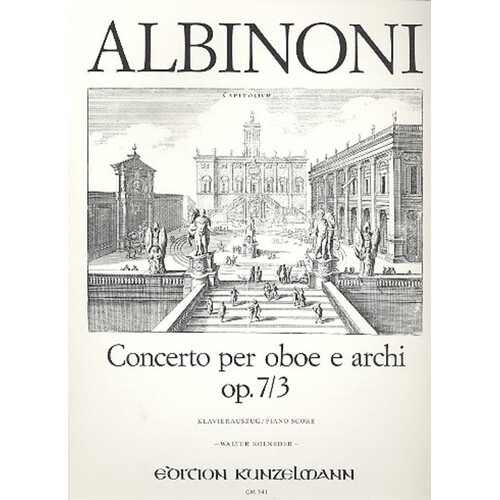 Concerto Op 7 No 3 B Flat Oboe Piano Book