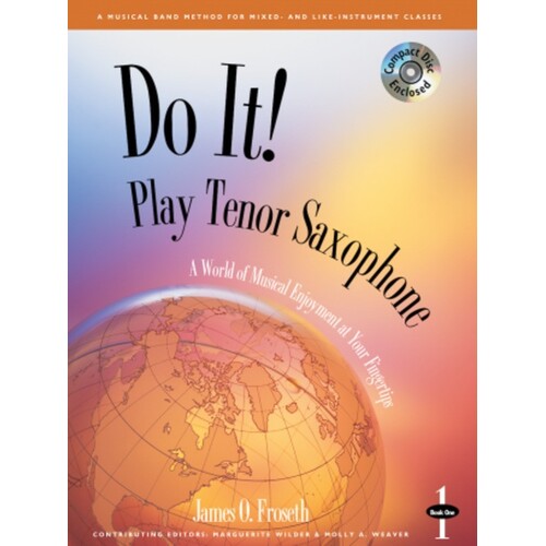 Do It Play Tenor Sax Book 1 Softcover Book/CD