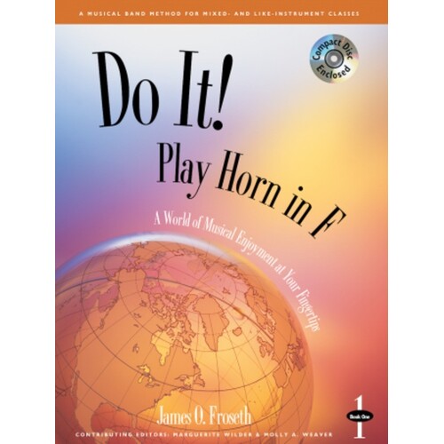Do It Play French Horn Book 1 Softcover Book/CD
