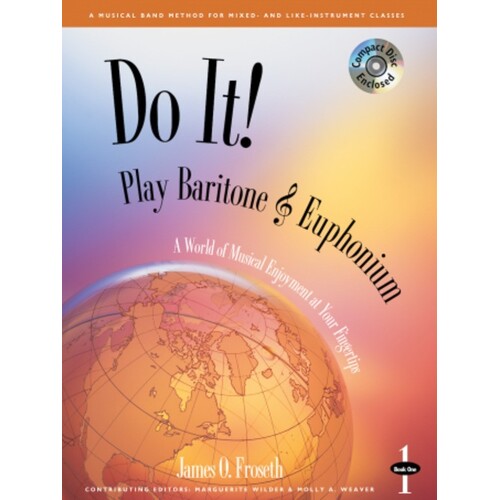 Do It! Play Baritone/Euphonium Tc Book 1 Softcover Book/CD