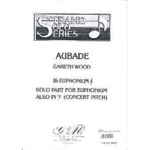 Aubade B Flat (Or Concert Pitch) Euphonium Piano Book