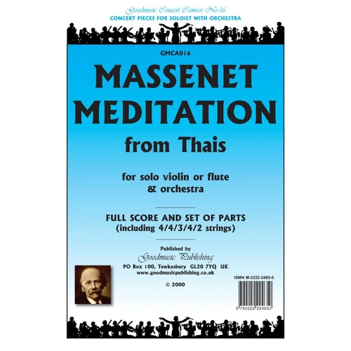 Meditation from Thais for Solo Violin or Flute with Orchestra - Massenet