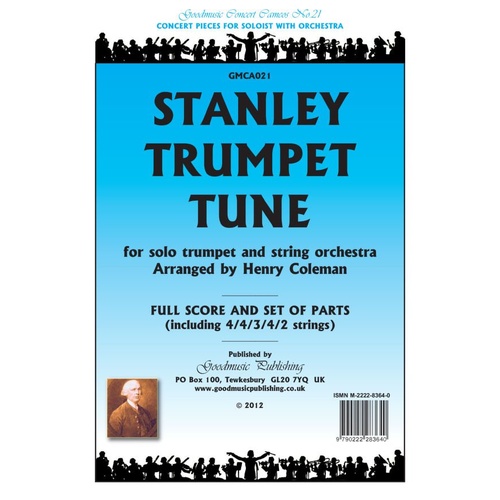 Trumpet Tune for Solo Trumpet and String Orchestra by John Stanley