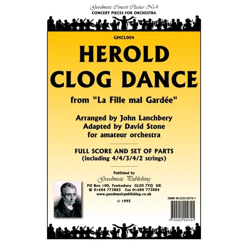 Clog Dance for Orchestra SC/PTS by Ferdinand Herold, Arranged by John Lanchbery, Publisher: Goodmusic, 1 Page