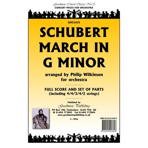 Schubert - March in G Minor for Orchestra SC/PTS by Philip Wilkinson