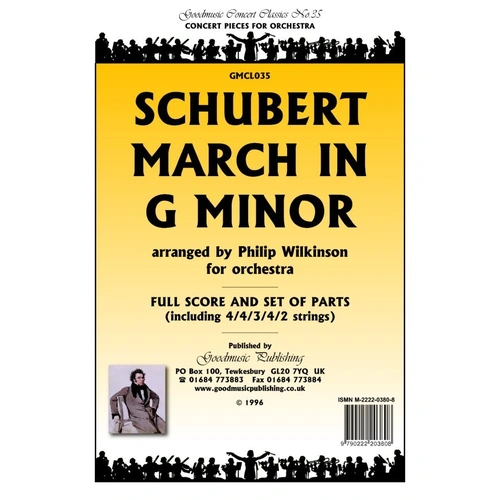 Schubert - March in G Minor for Orchestra SC/PTS by Philip Wilkinson